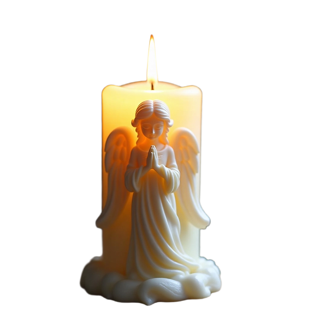 Praying Angel Candle