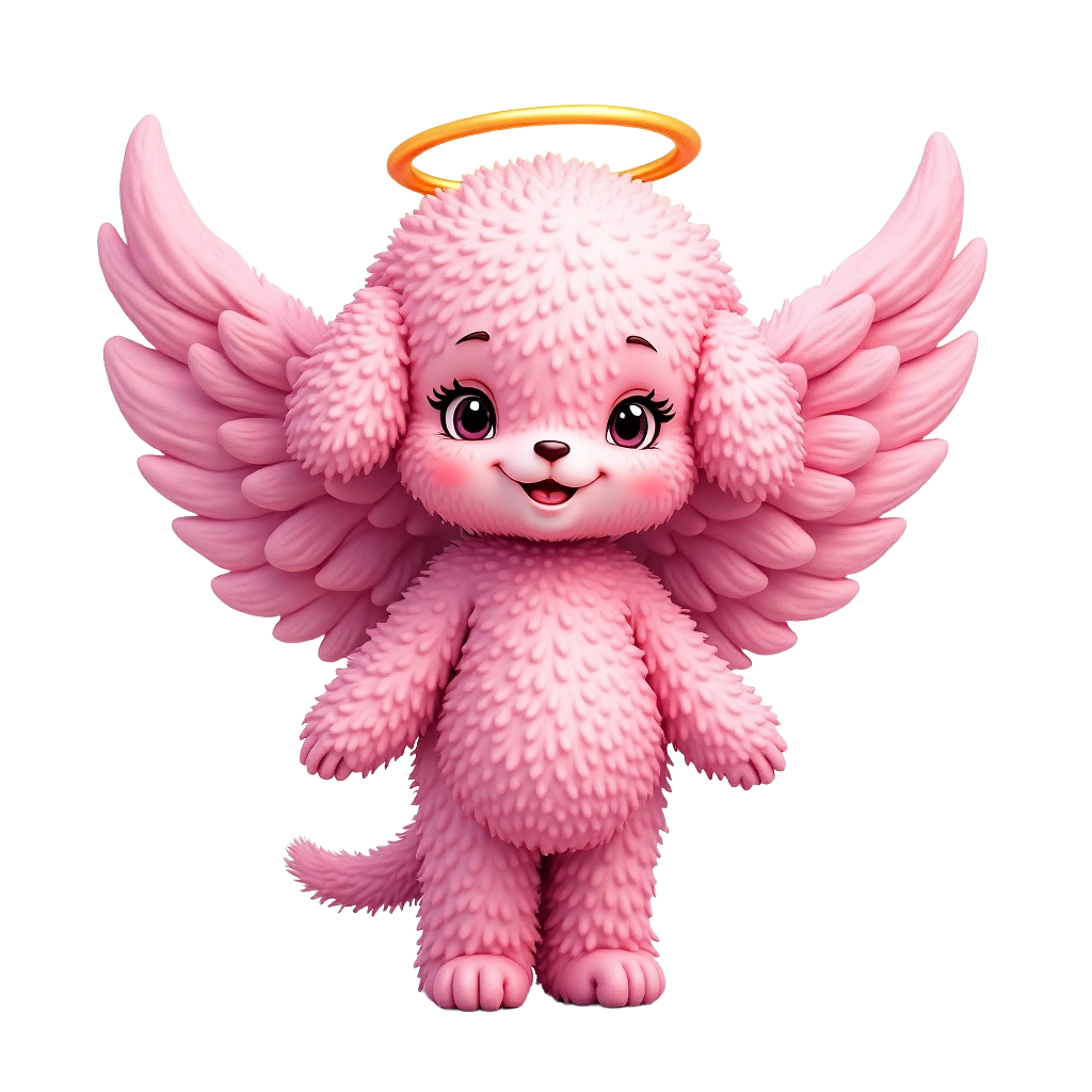 Cute Angelic Poodle