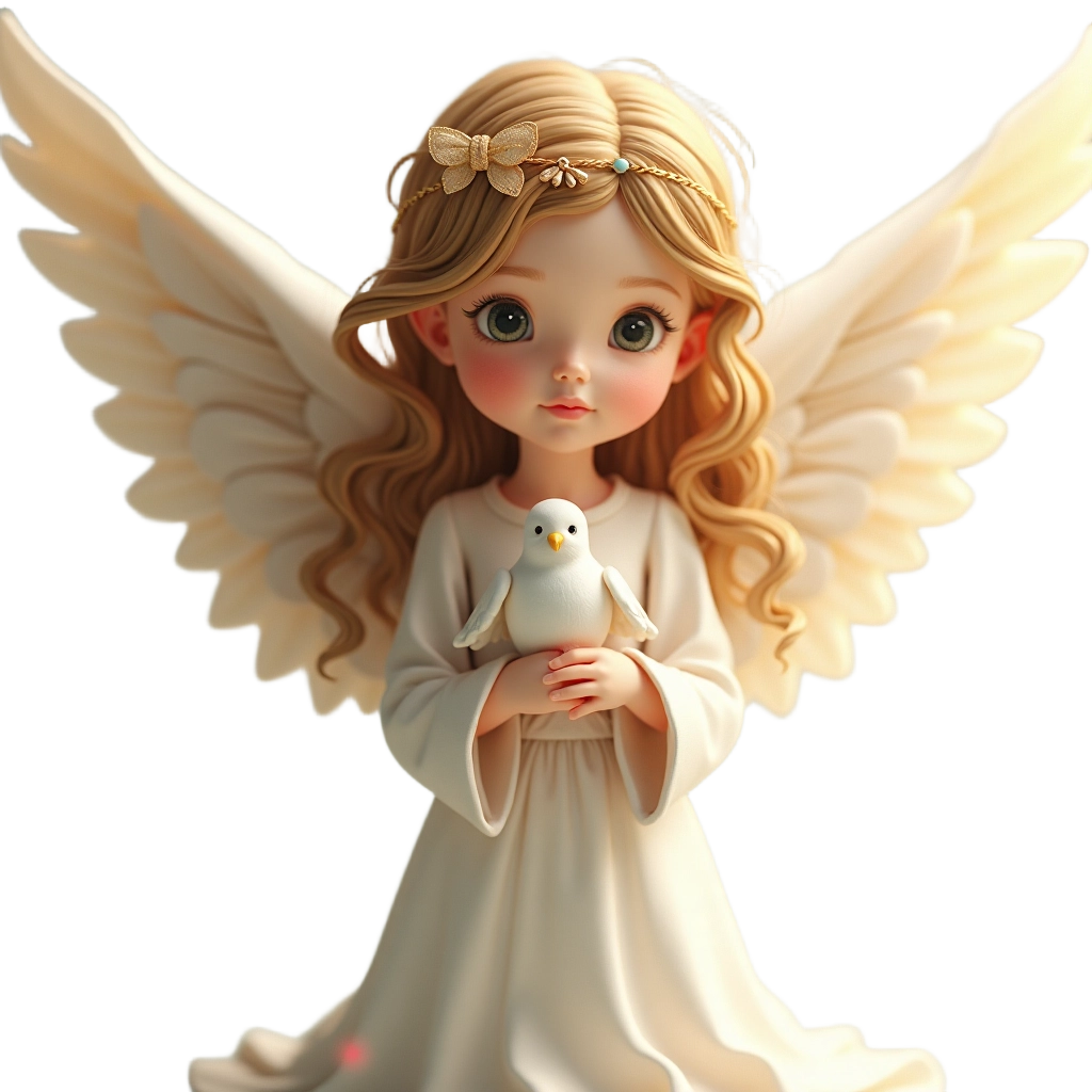 Guardian Angel with Dove