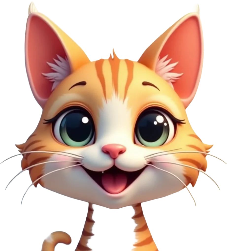 Cute Cartoon Cat