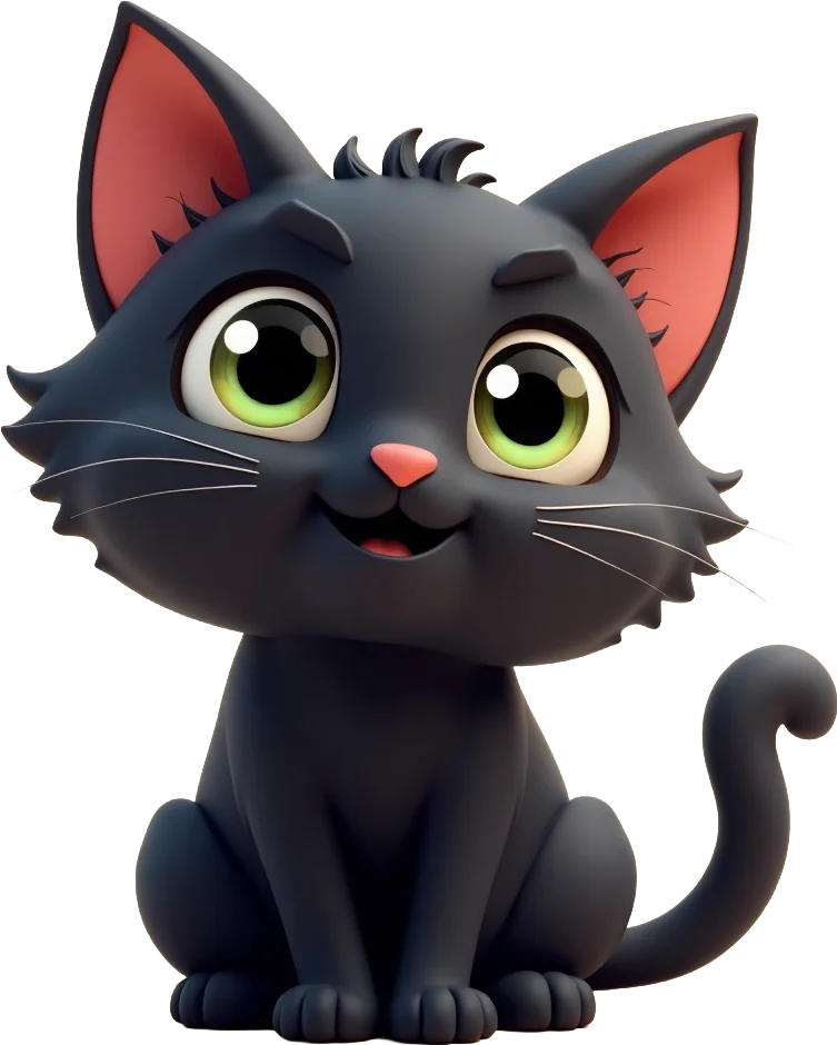 Cute Cartoon Cat