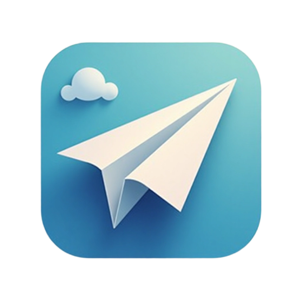 Paper Airplane App Icon