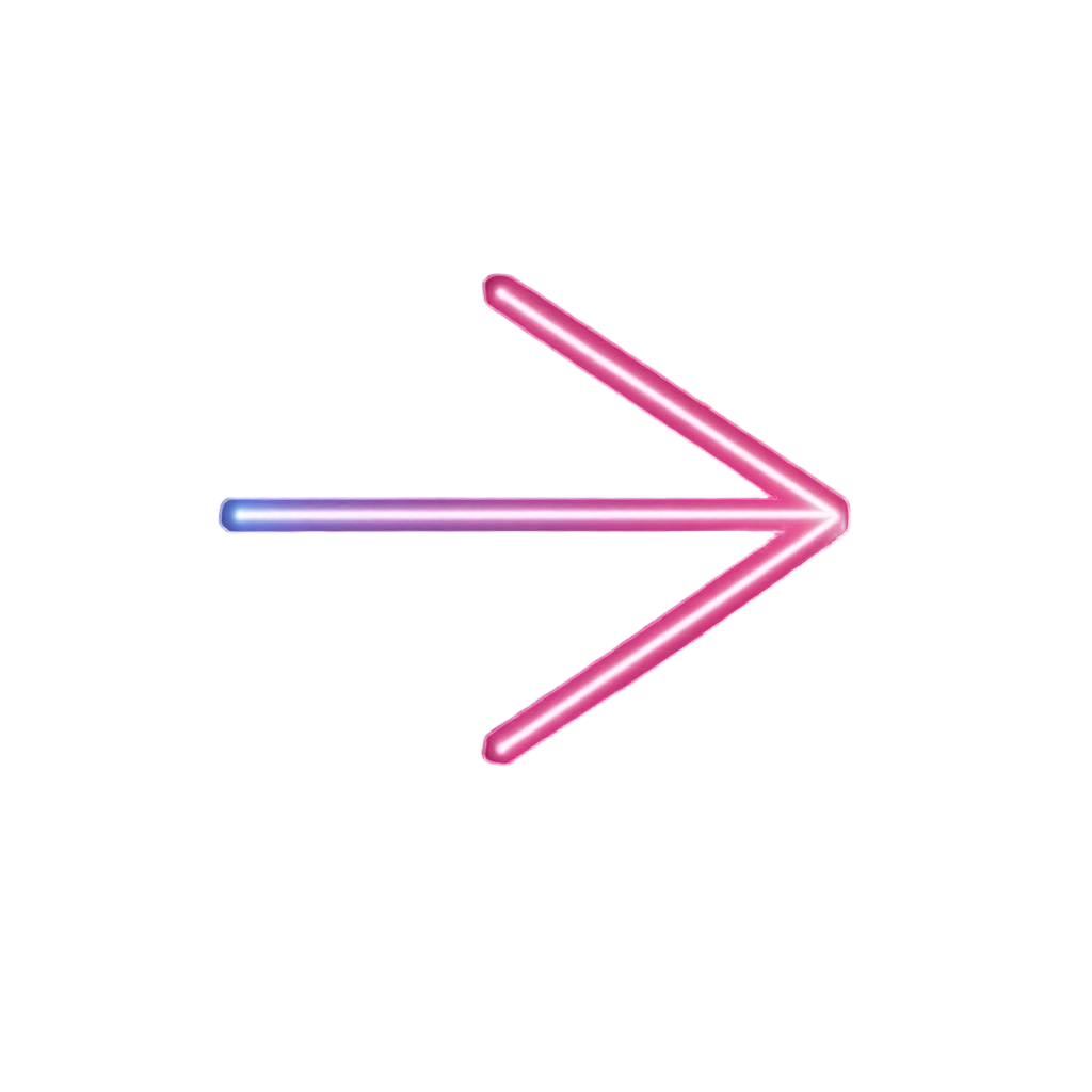 Neon Arrow Icon