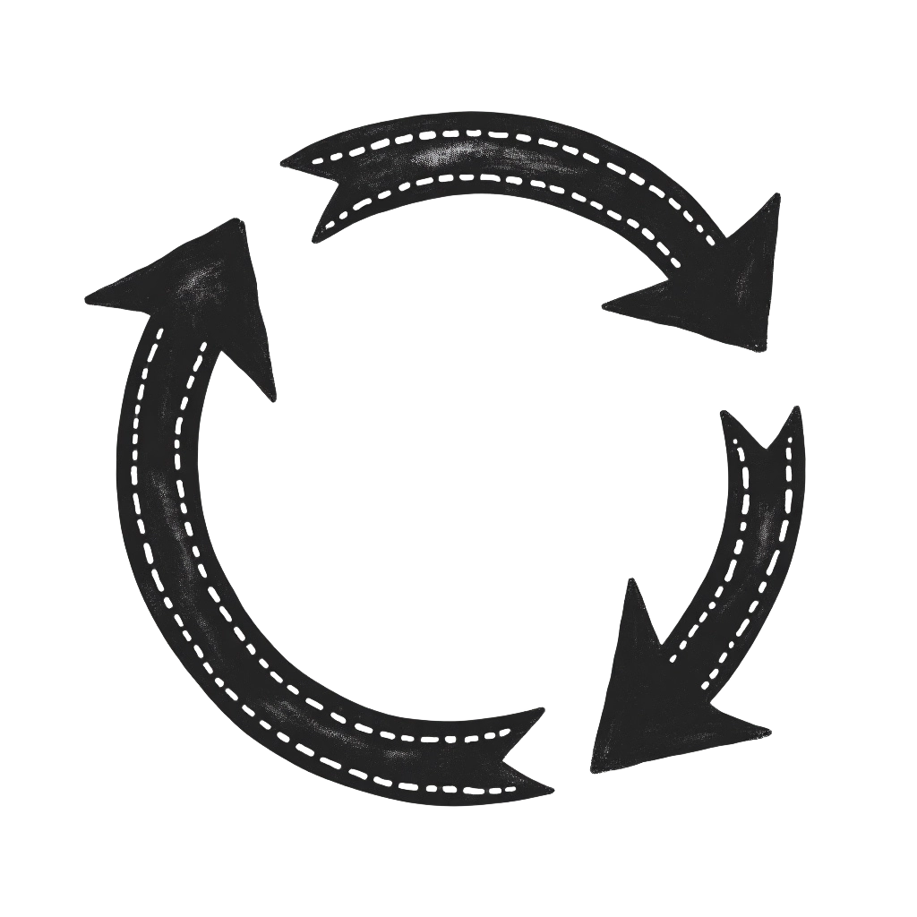 Circular Arrows Diagram