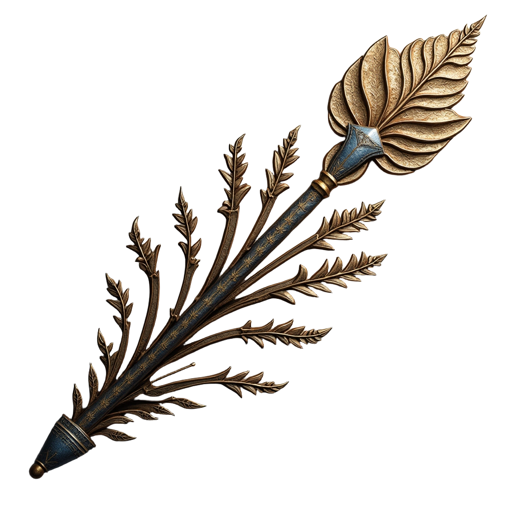 Golden Leaf Spear