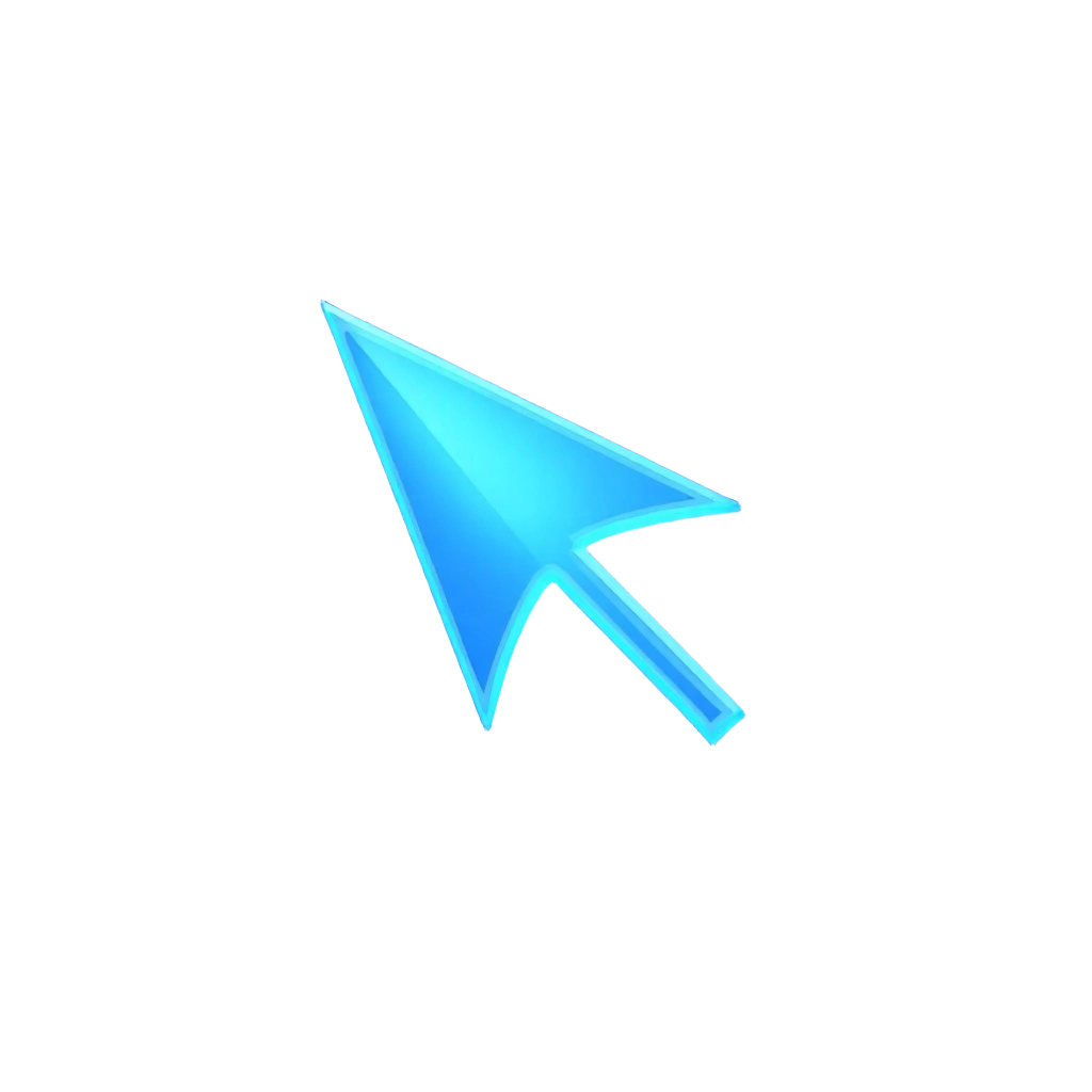 Blue Cursor Arrow