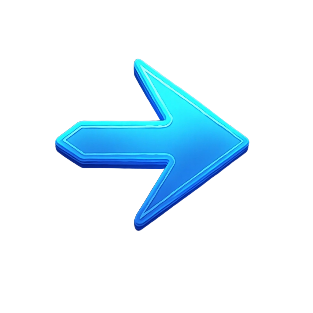 Blue Arrow Icon