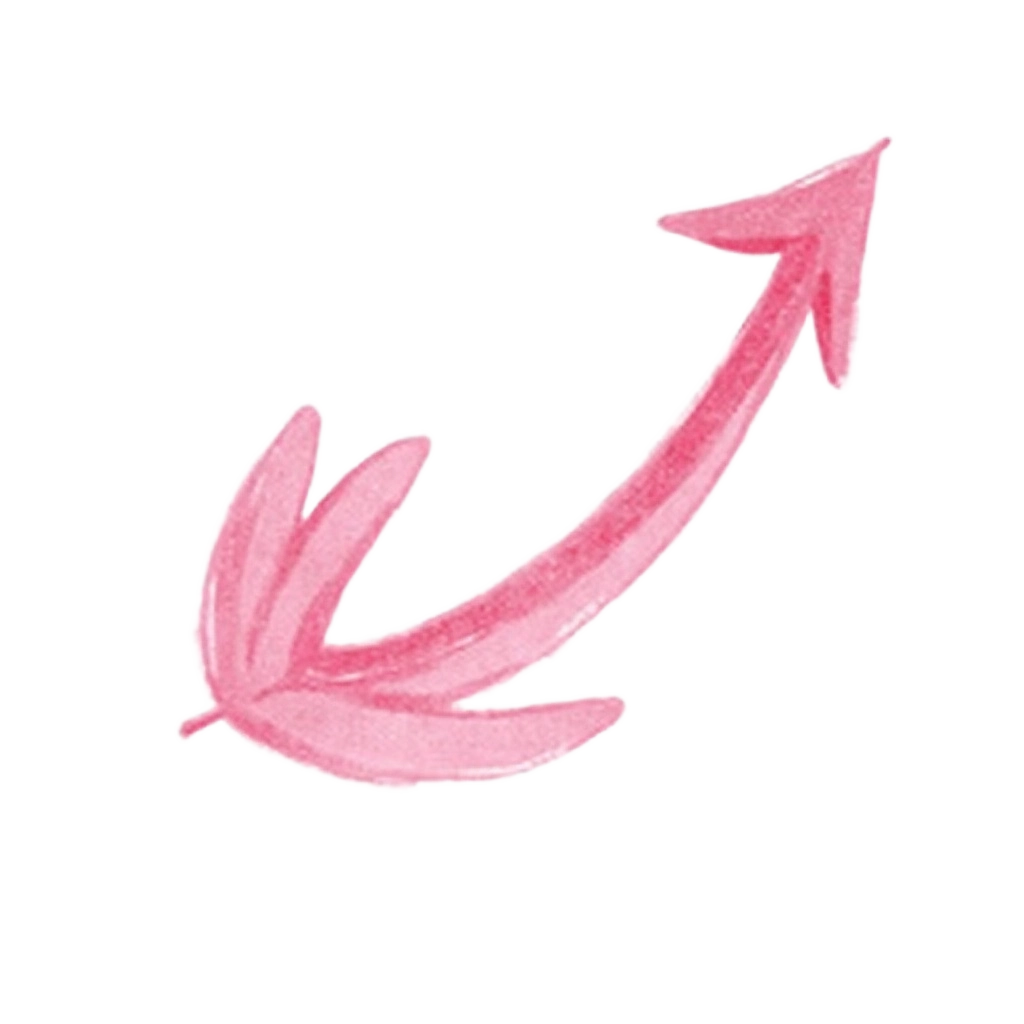 Ascending Pink Arrow