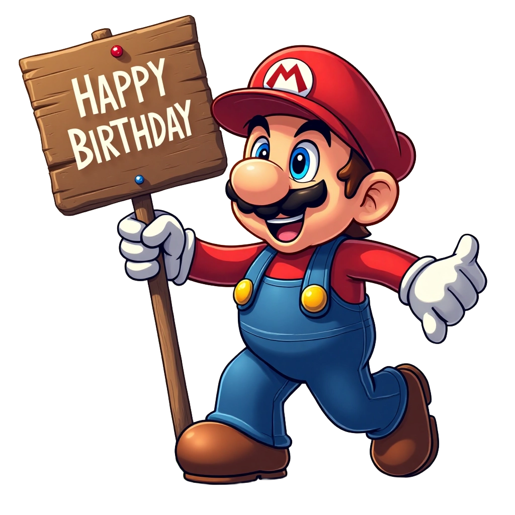 Happy Birthday with Mario