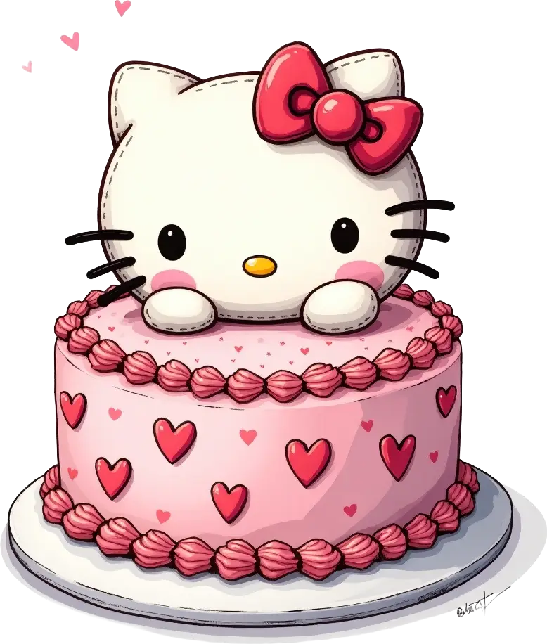 Hello Kitty Birthday Cake