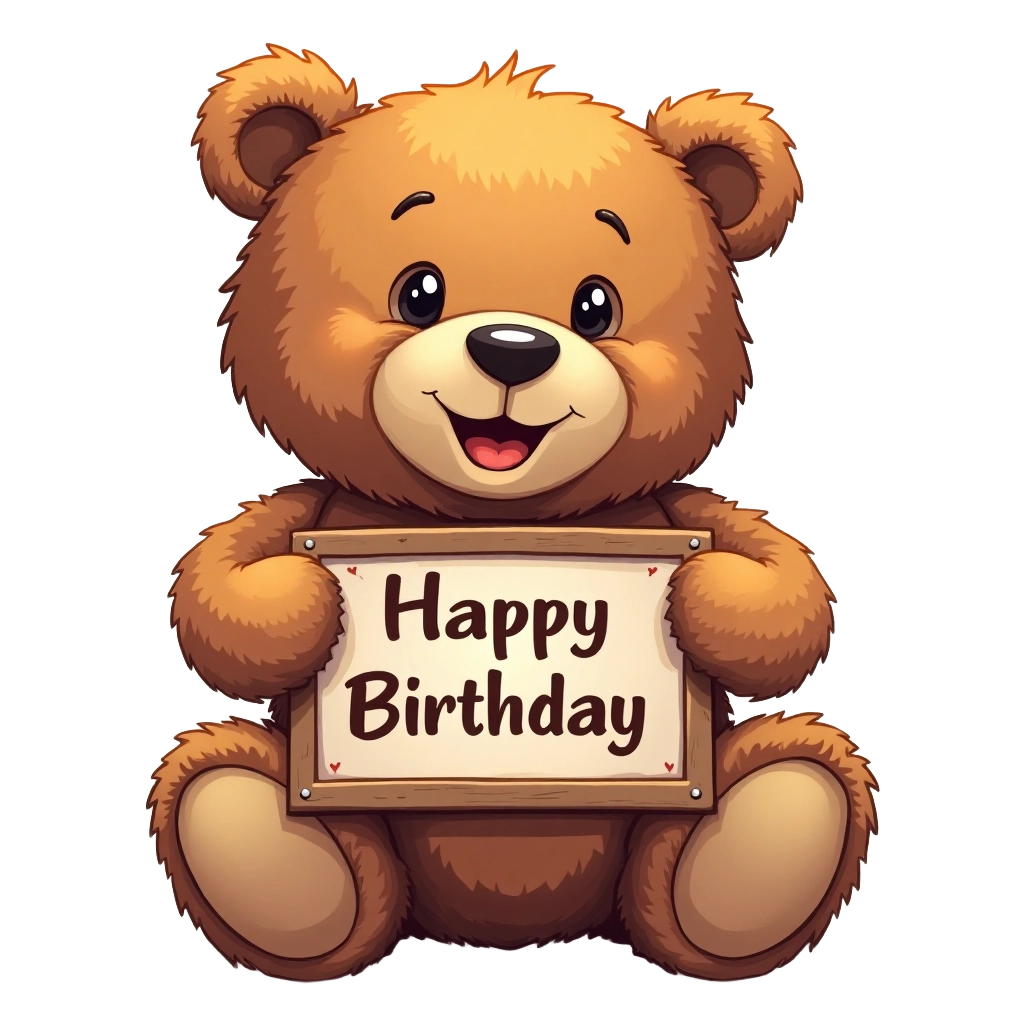 Cute Birthday Bear