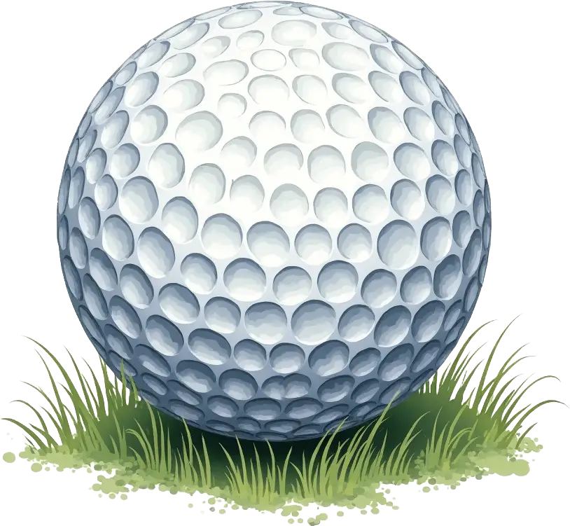 Golf Ball on Grass