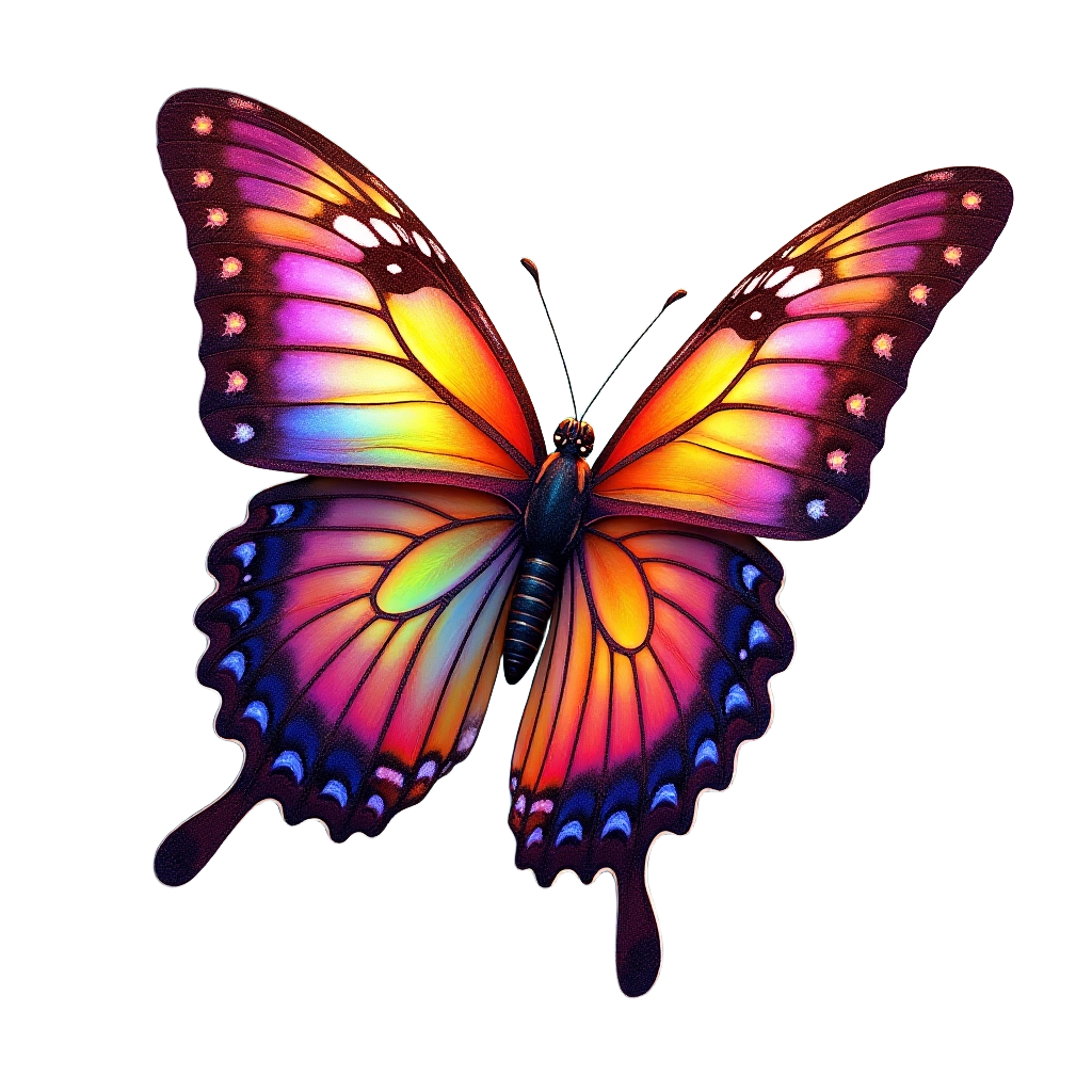 Vibrant Butterfly Illustration