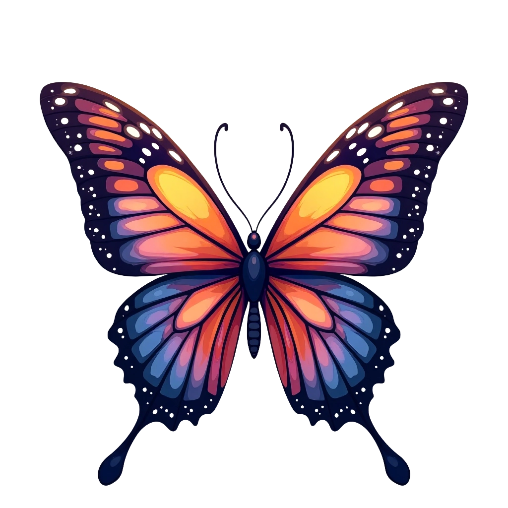 Colorful Butterfly Illustration