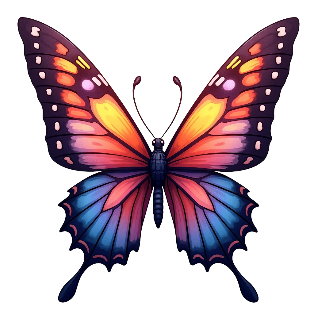 Colorful Butterfly Illustration