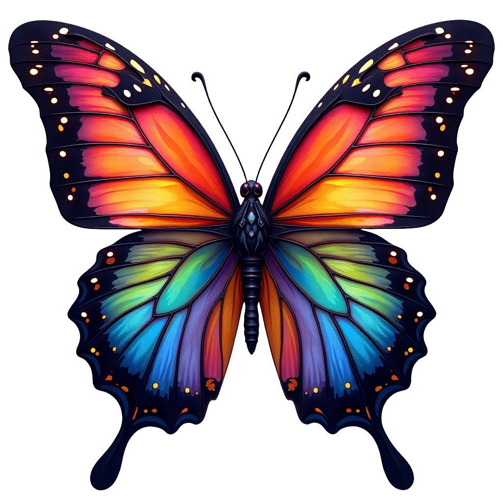 Colorful Butterfly Illustration