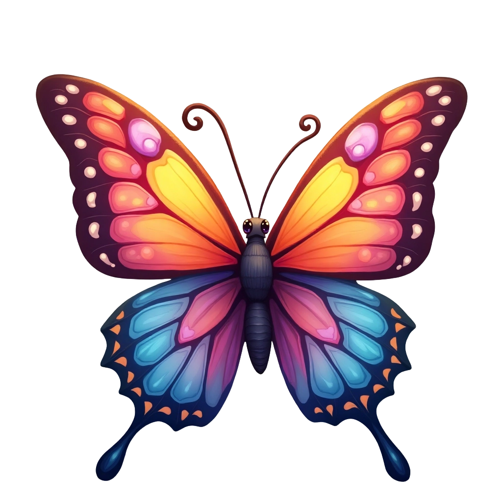 Colorful Butterfly Illustration