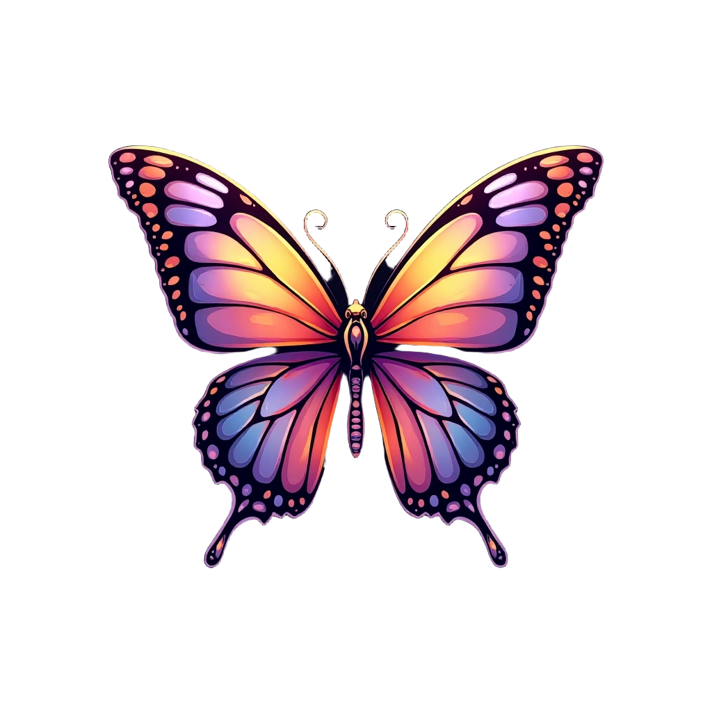 Vibrant Butterfly Illustration