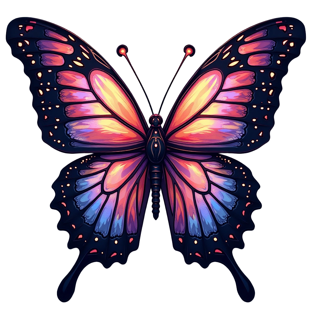 Colorful Butterfly Illustration