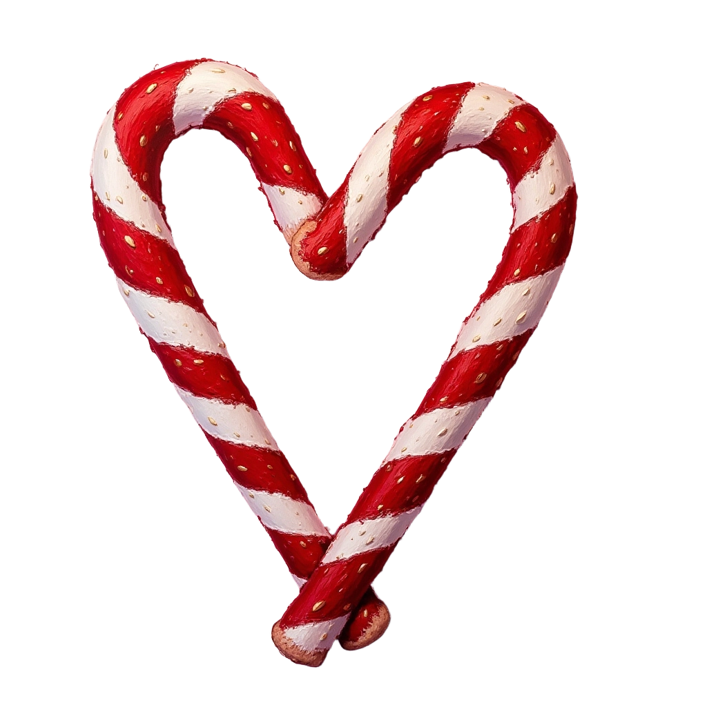 Candy Cane Heart