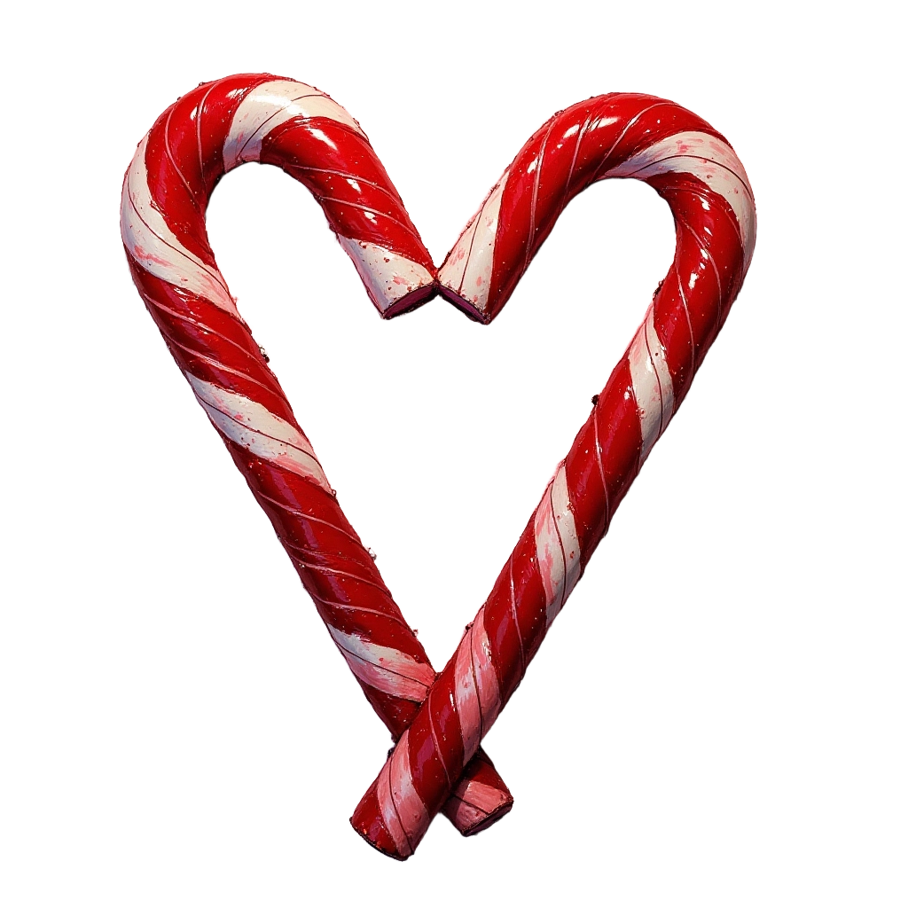 Candy Cane Heart