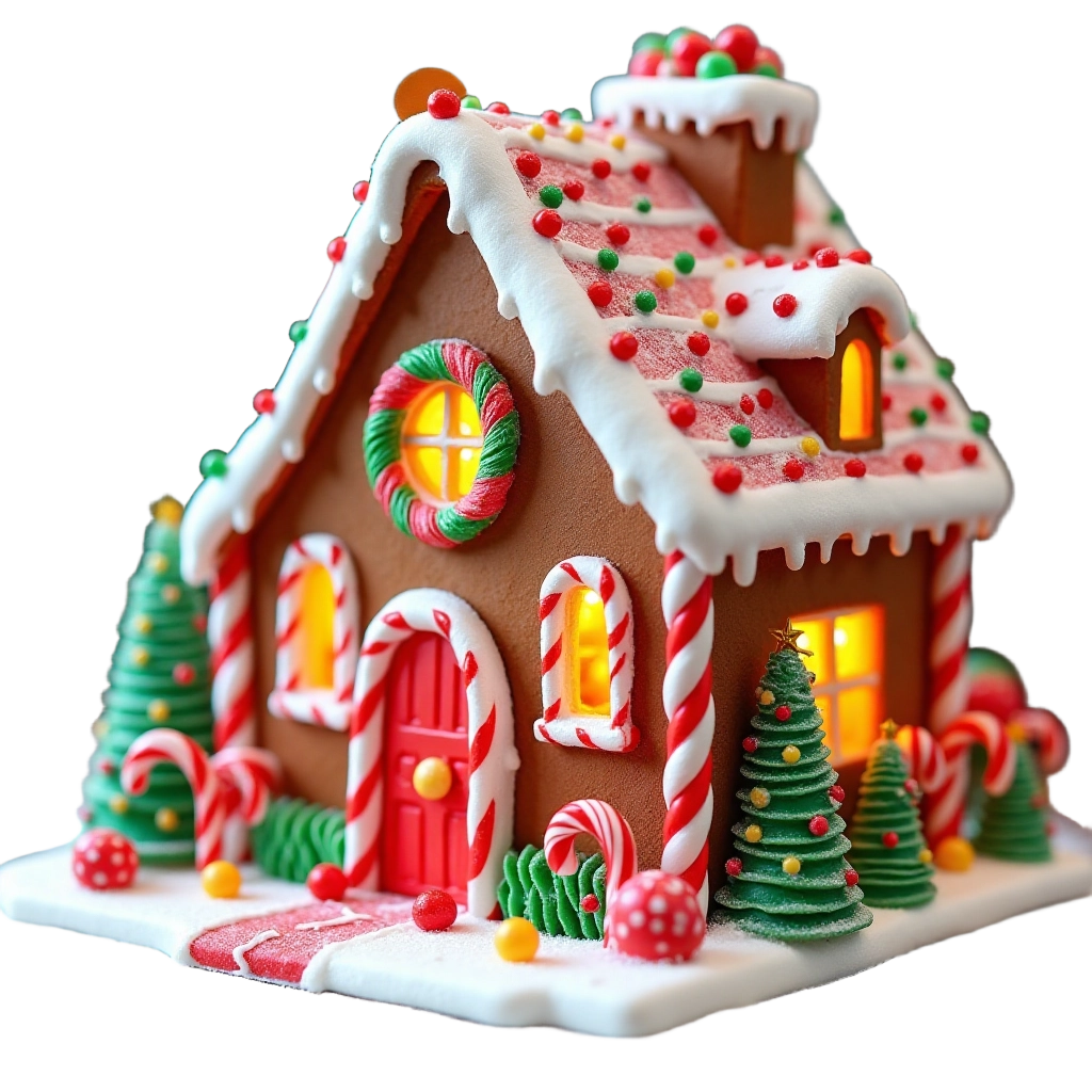 Festive Gingerbread House