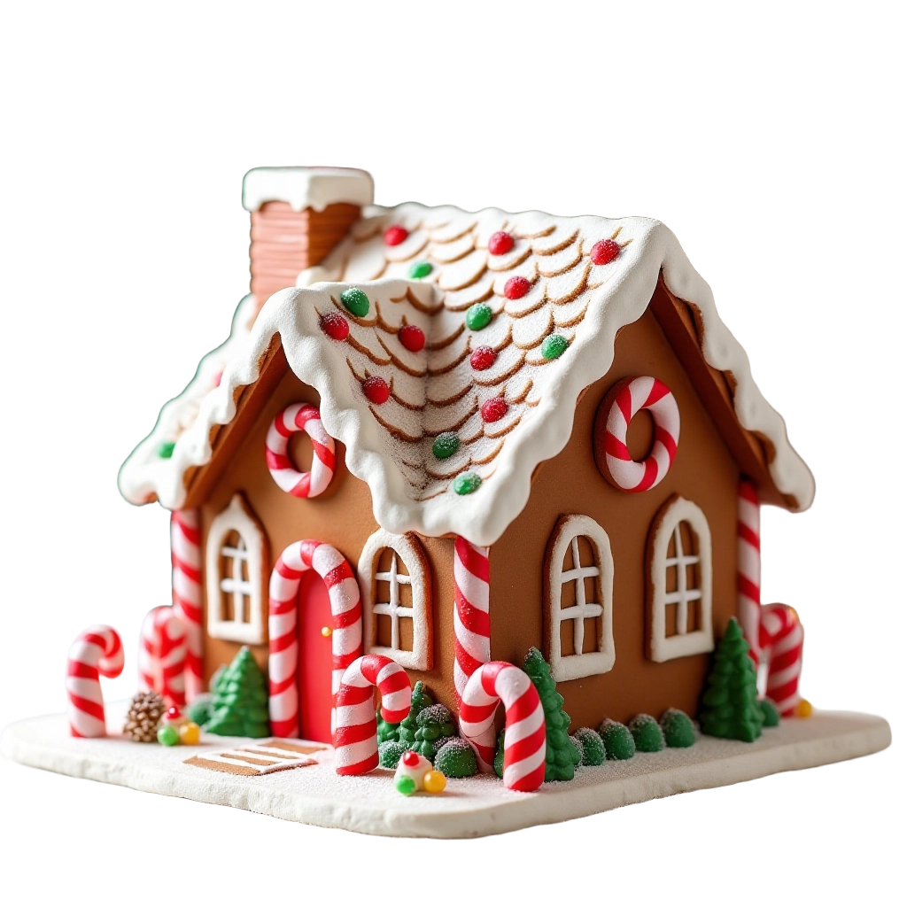 Festive Gingerbread House