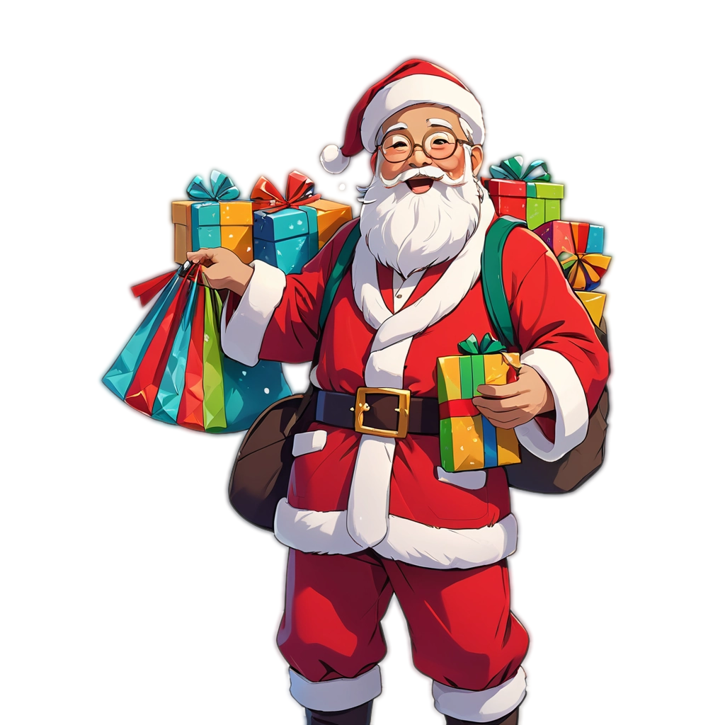 Santa Claus with Gifts