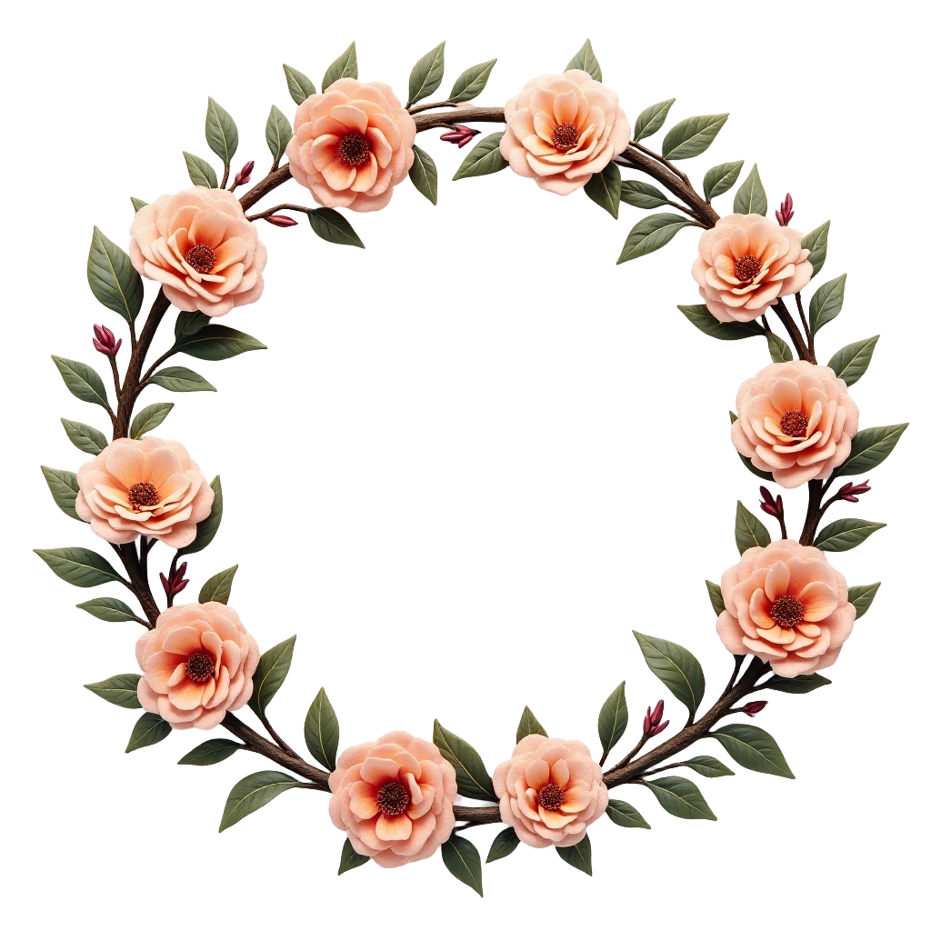 Elegant Floral Wreath