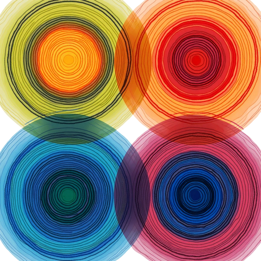 Colorful Concentric Circles