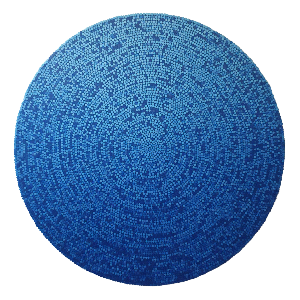 Blue Mosaic Sphere