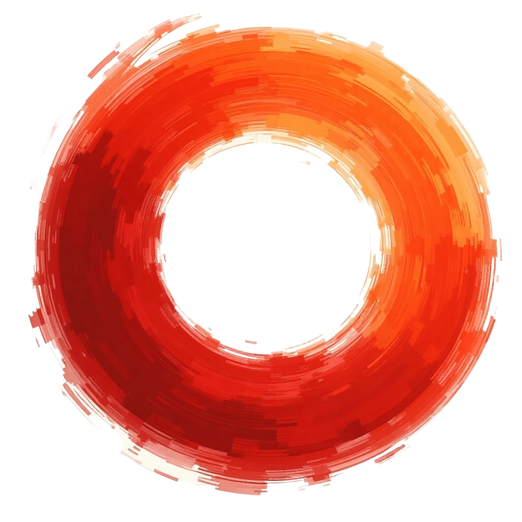 Abstract Circle of Fire