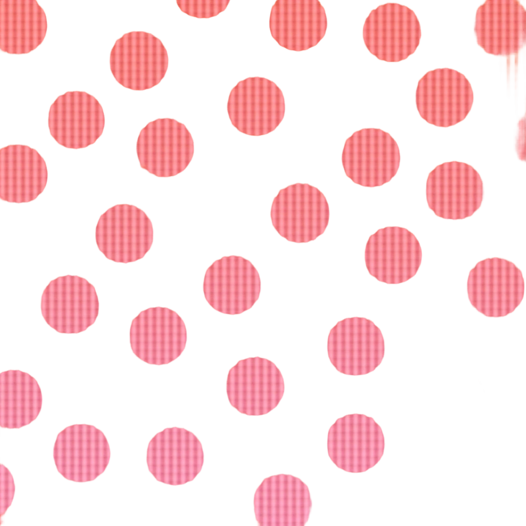 Pink Polka Dots on Black Background