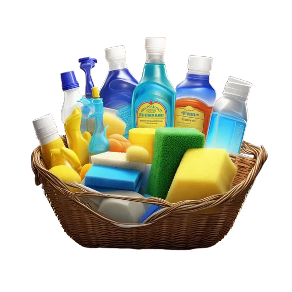 Cleaning Supplies Basket