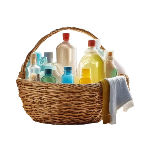 Cleaning Supplies Basket