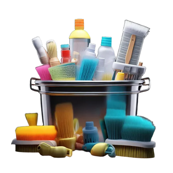 Cleaning Supplies Bucket