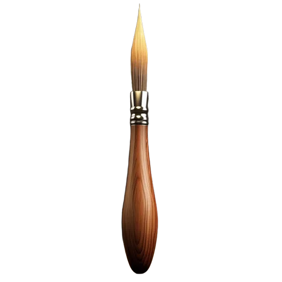 Wooden Handle Paintbrush