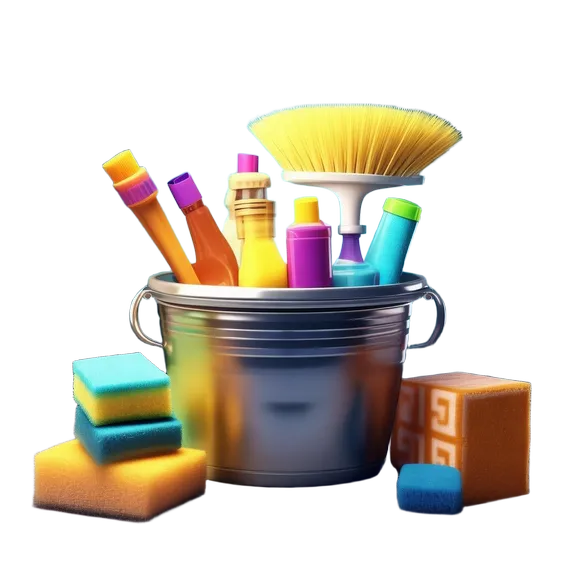 Cleaning Supplies Bucket