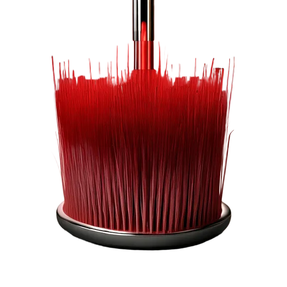 Red Bristle Brush