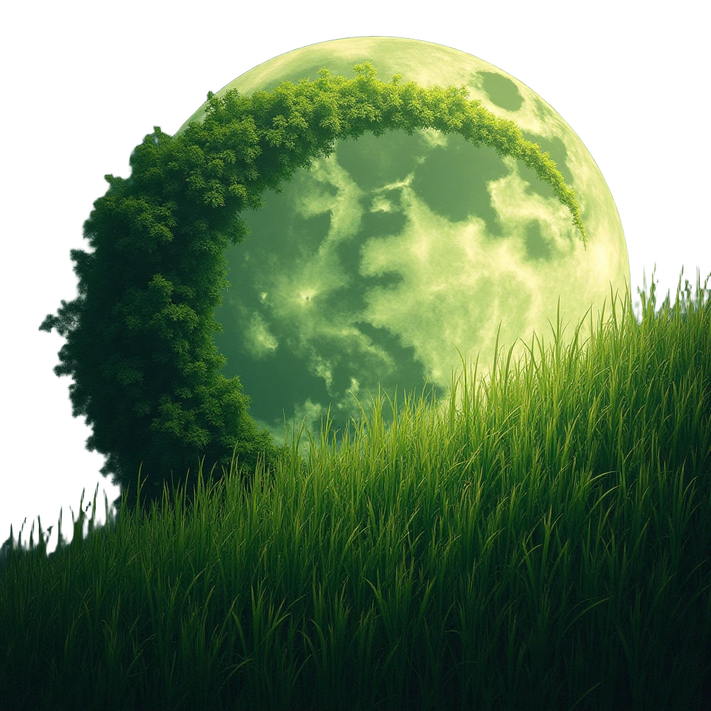 Green Moonrise