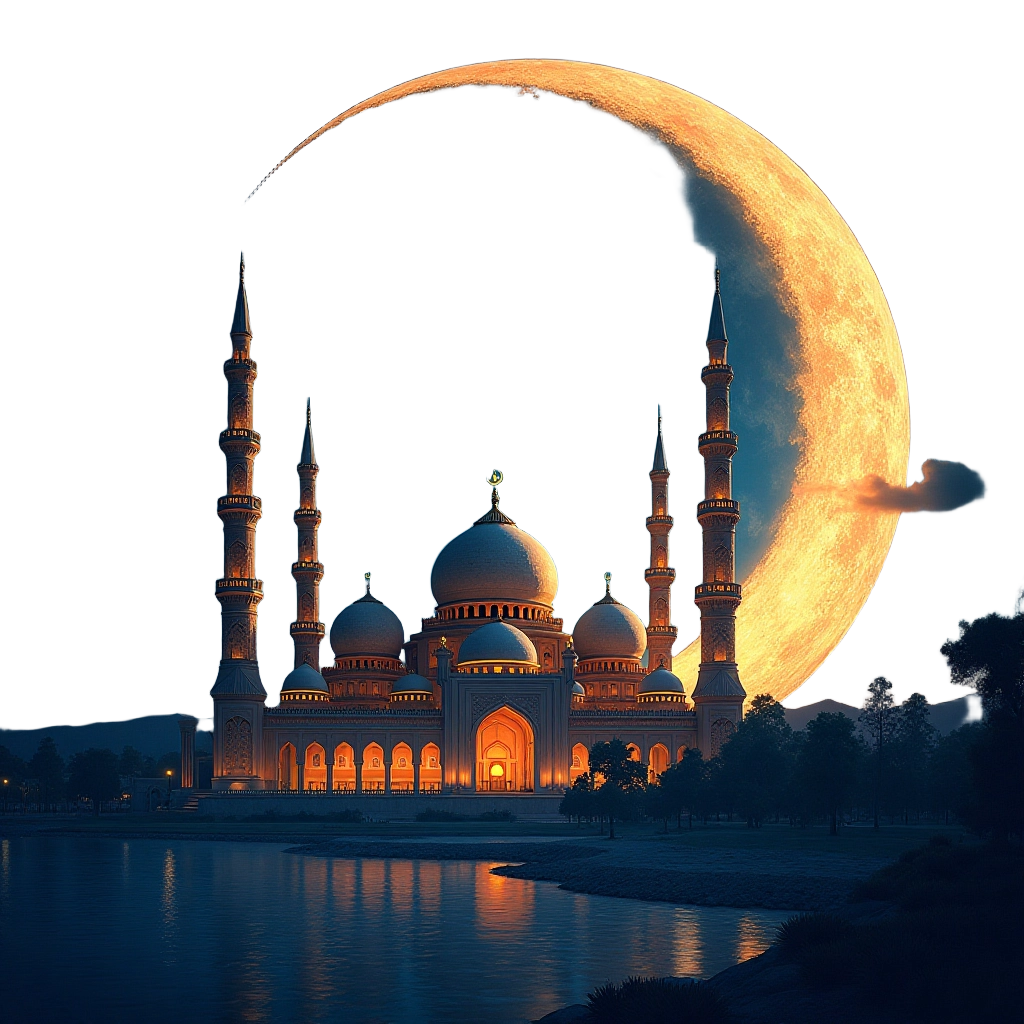 Moonlit Mosque