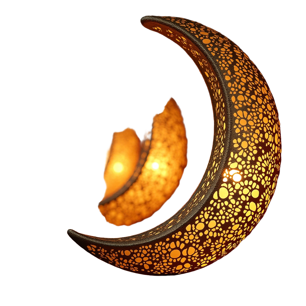 Decorative Crescent Moon Lamp