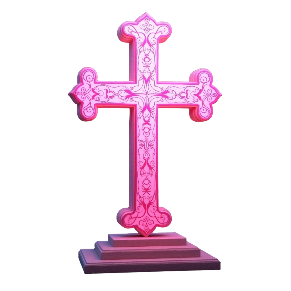 Ornate Cross Statue