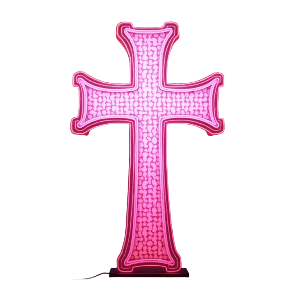 Pink Cross Design