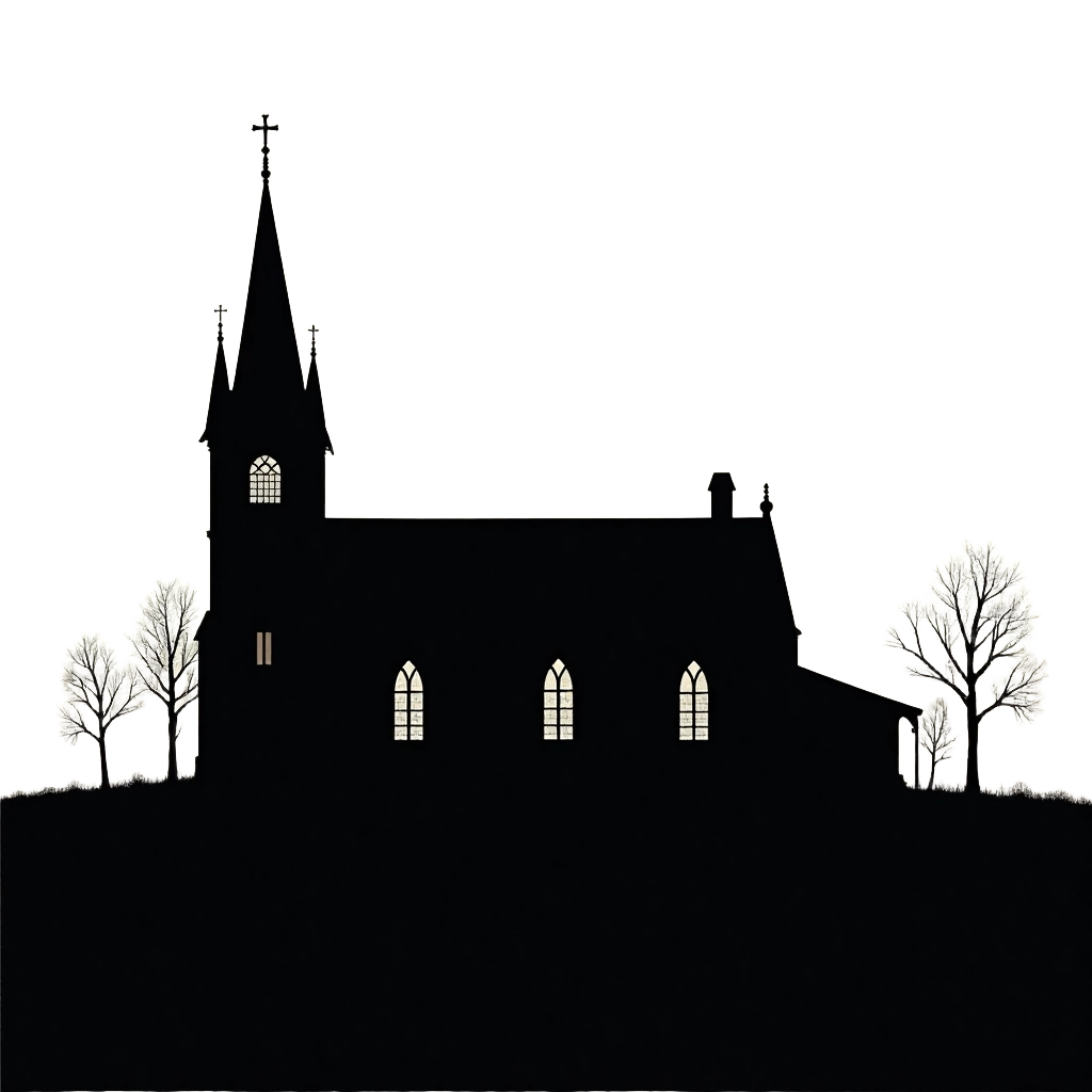 Silhouette of a Church