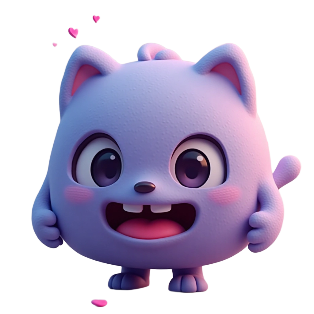 Cute Cartoon Cat