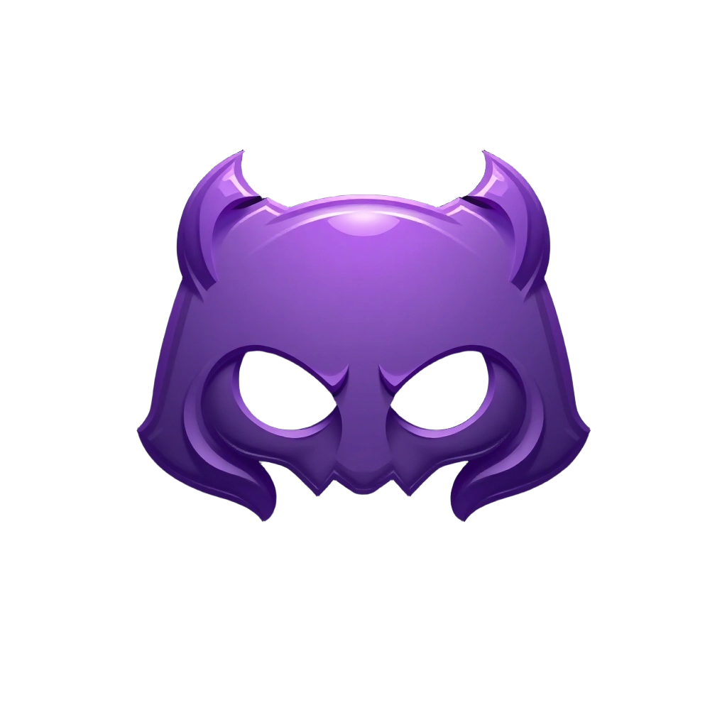 Purple Devil Mask