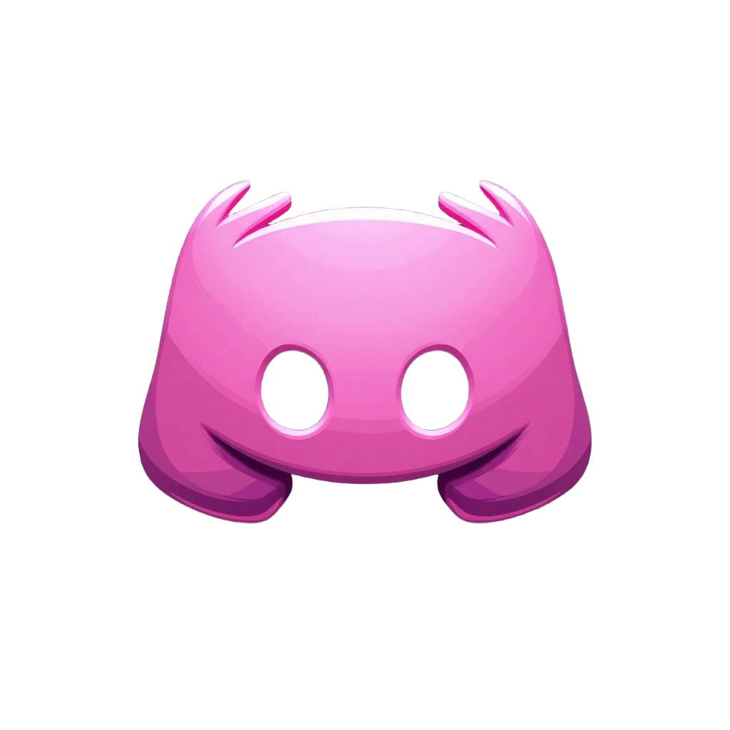 Pink Blob Mascot