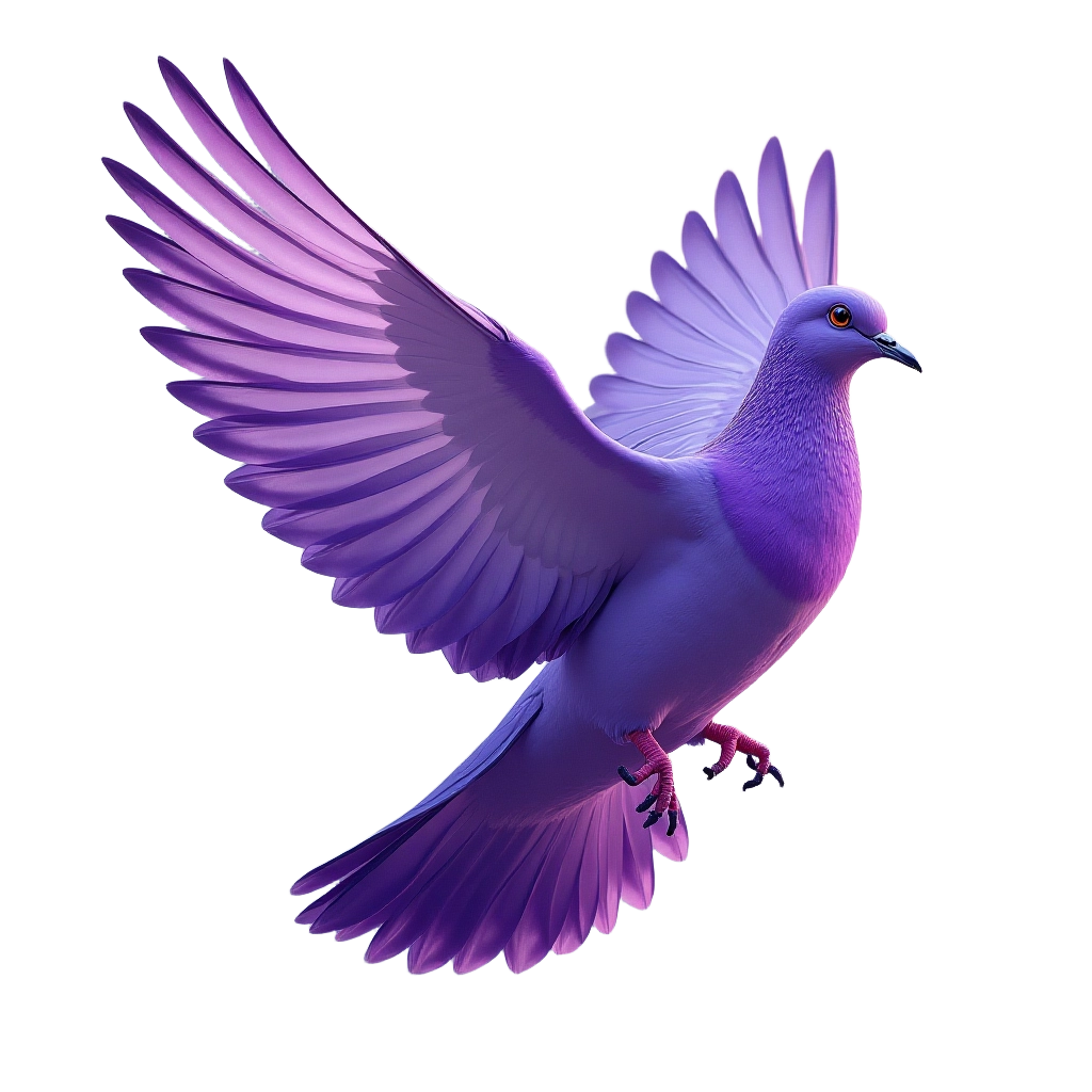 Majestic Purple Pigeon