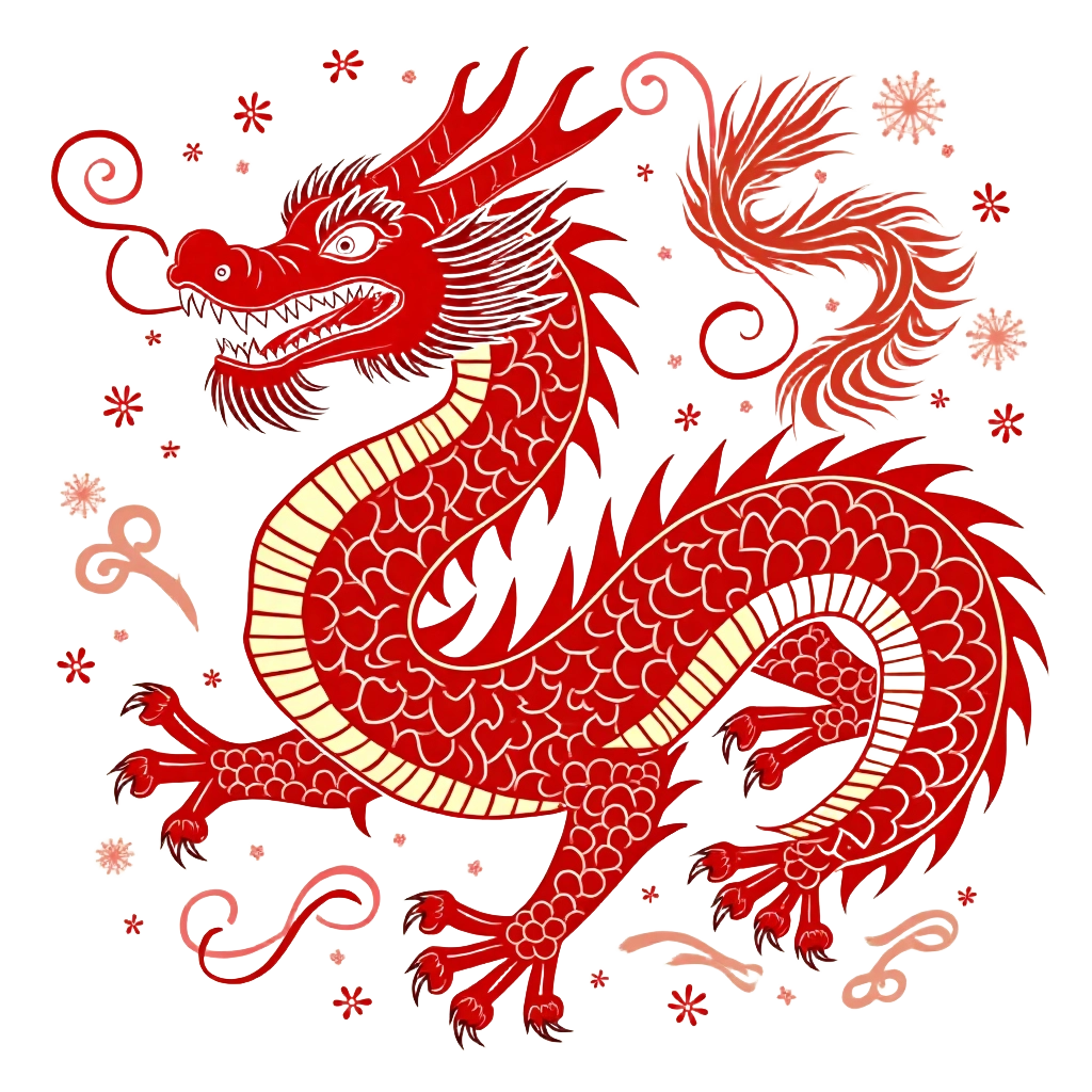 Traditional Chinese Dragon Art